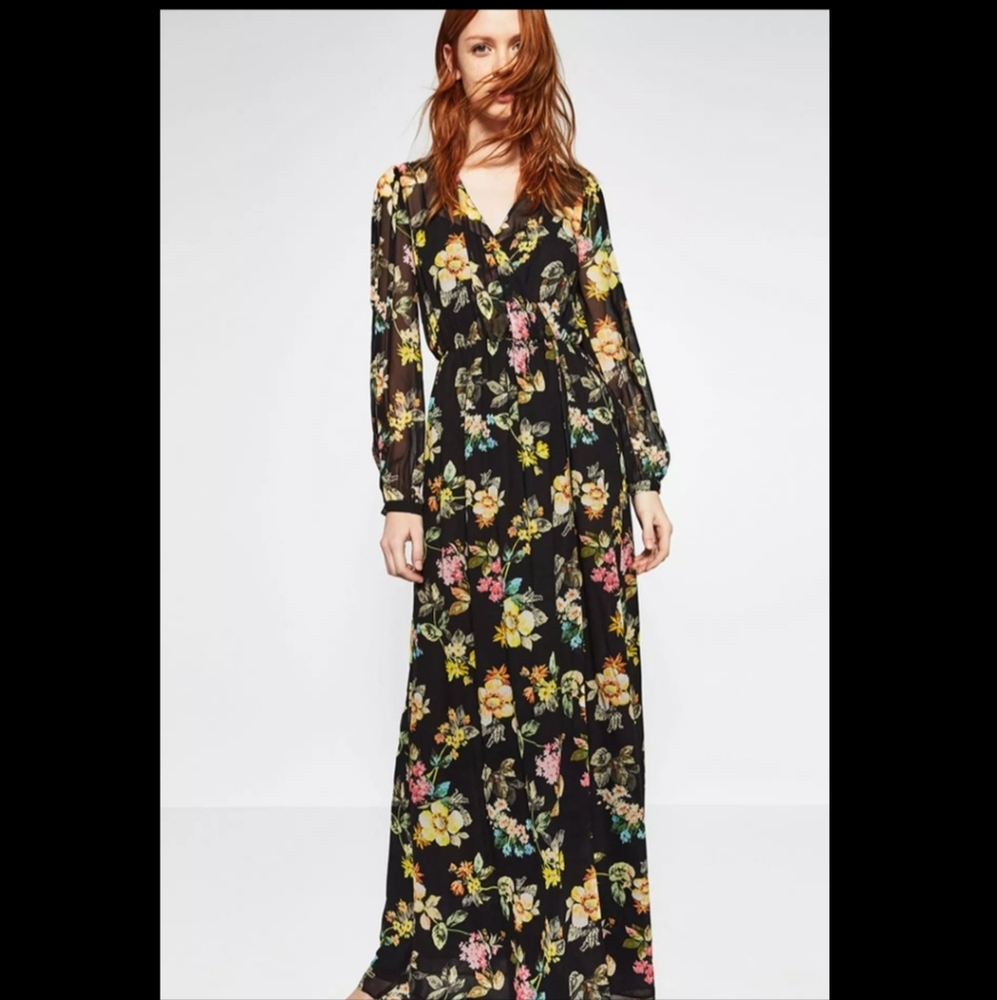 BNWT! Zara floral long dress